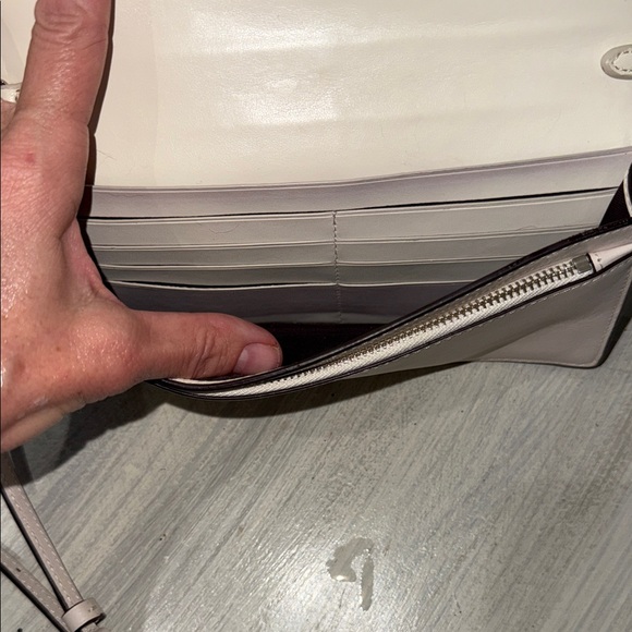 Coach Canyon Quilt White Crossbody Bag with Embellishments-EUC - Picture 9 of 12